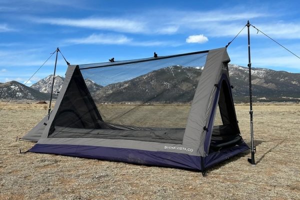 Sky View Backpacker Tent Uses Mesh Walls and Interior Rainfly for Uninterrupted Stargazing